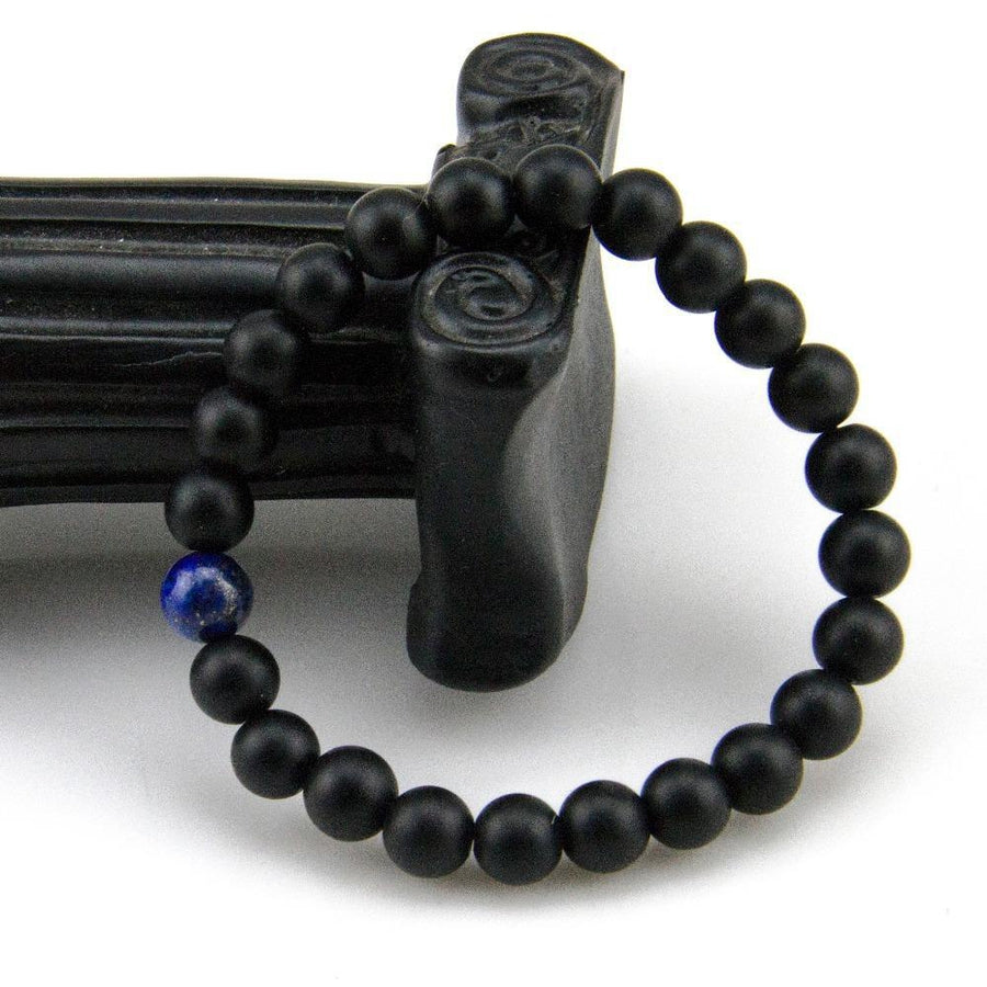 Onyx and Lapis Bracelet