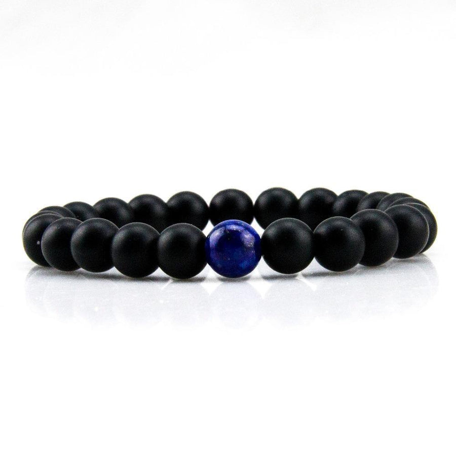 Onyx and Lapis Bracelet