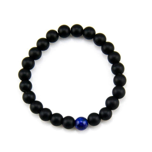 Onyx and Lapis Bracelet