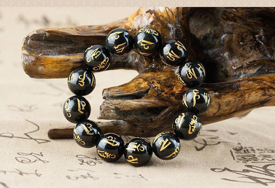 Onyx Bead Bracelet