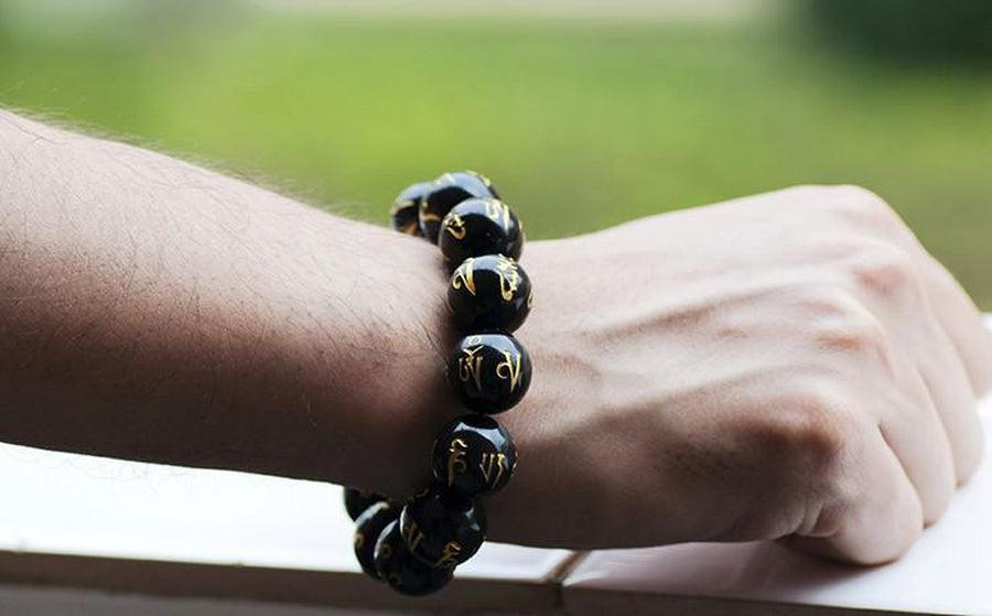 Onyx Bead Bracelet