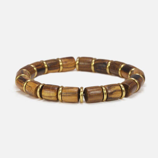 Nanmu Wood Bead Bracelet