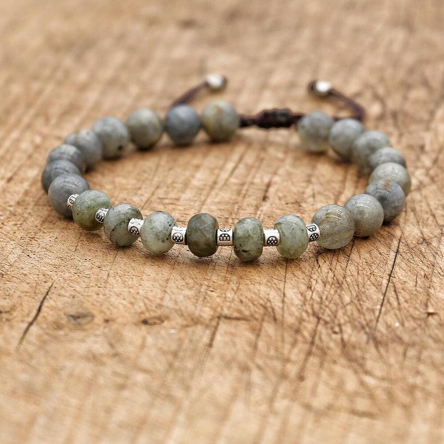 Labradorite beads bracelet