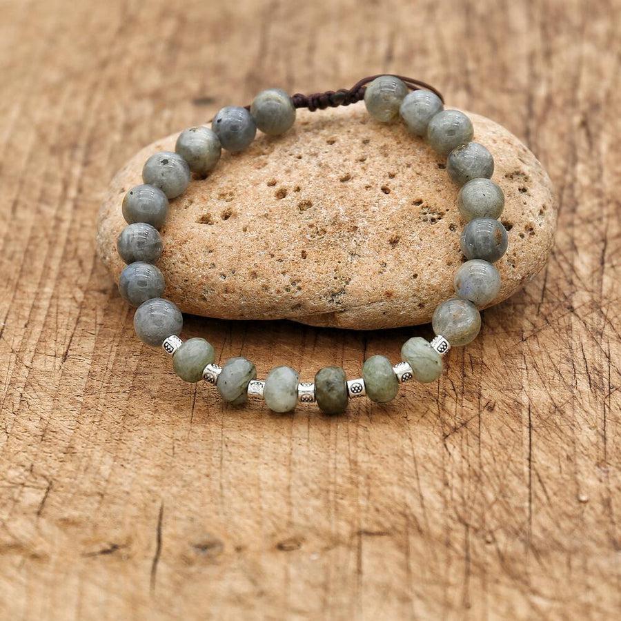 Labradorite beads bracelet