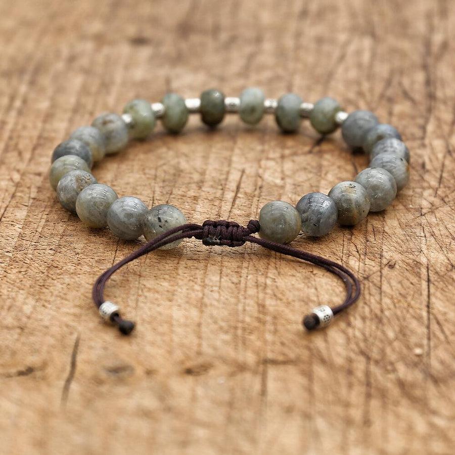 Labradorite beads bracelet