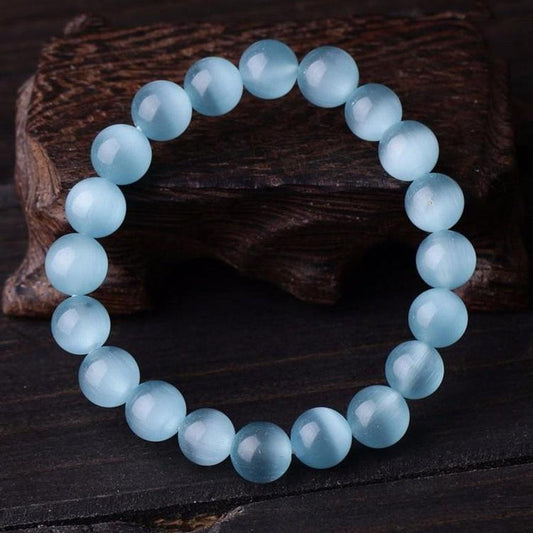 Blue Opalite Beaded Bracelet