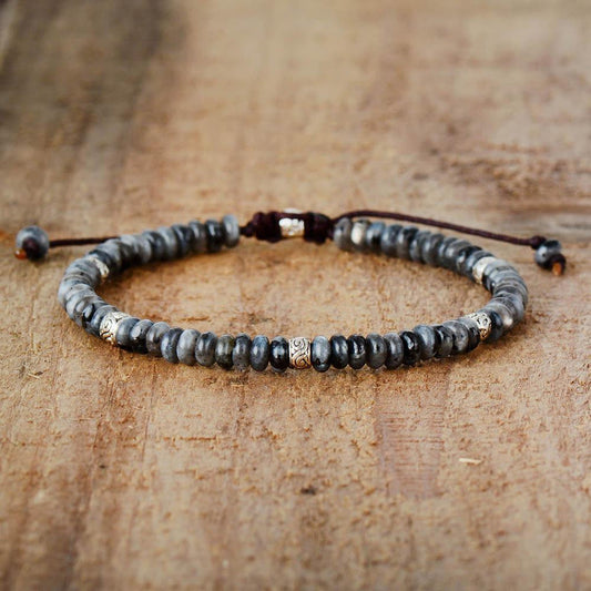 Jasper Stone Corded Bracelet