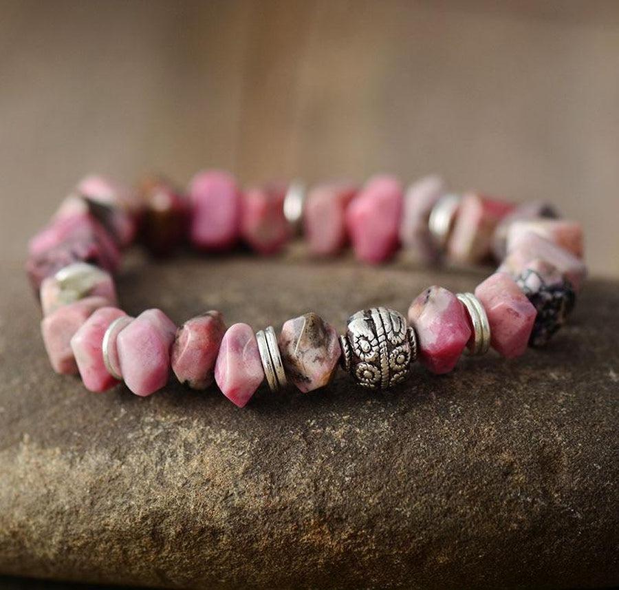 Rhodonite Stone Bracelet | Harmony & Heart Healing