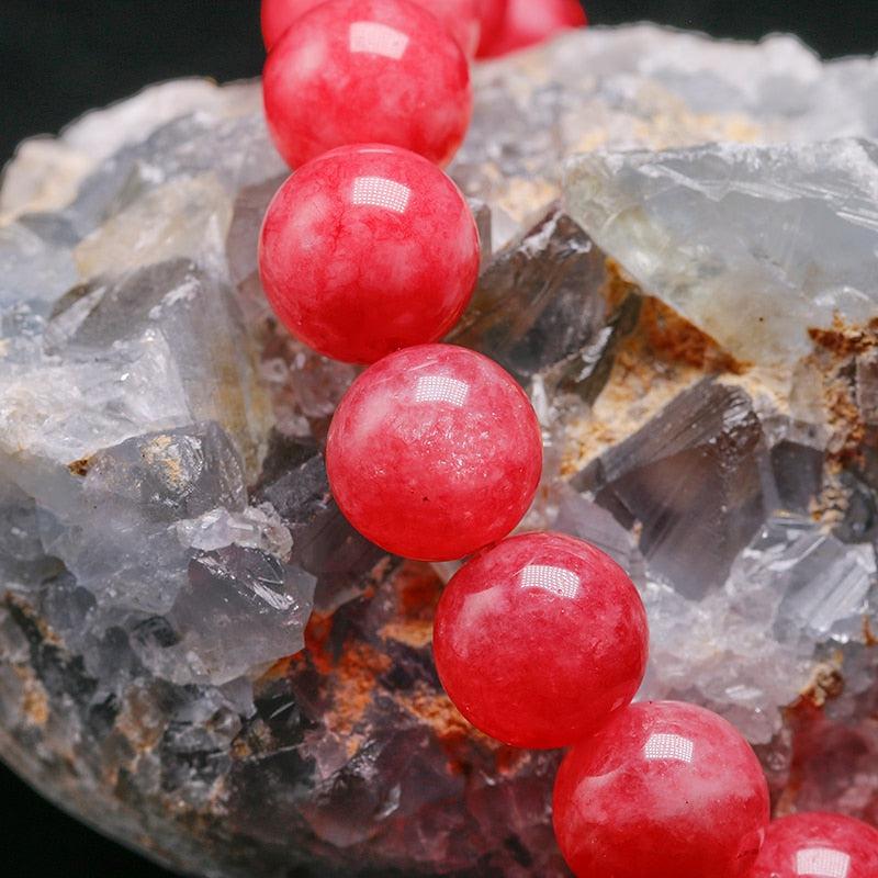 Rhodonite Stone Bracelet | Inner Peace & Love