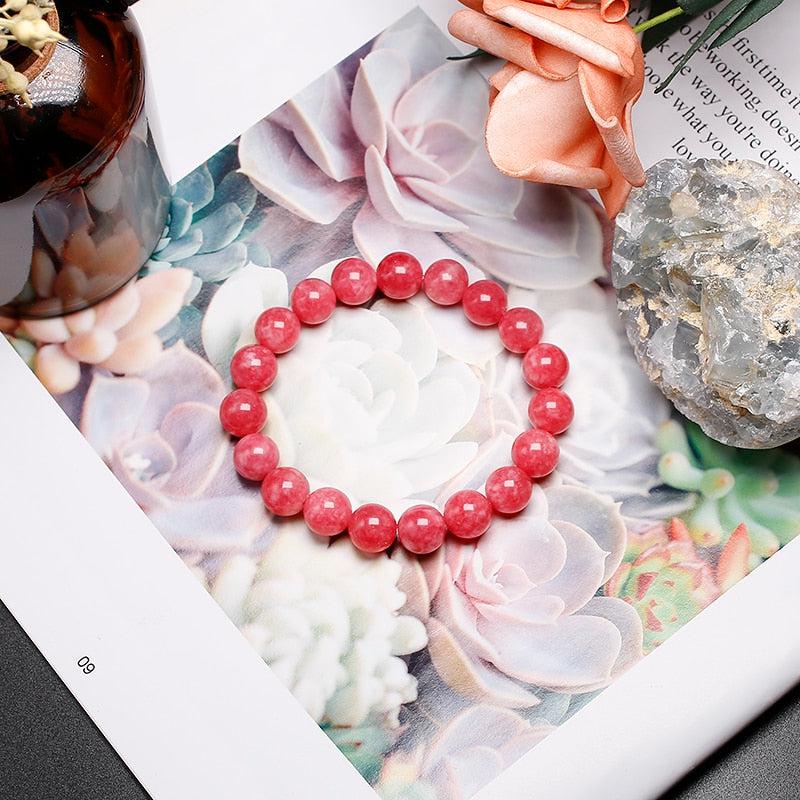 Rhodonite Stone Bracelet | Inner Peace & Love