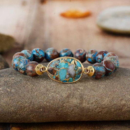 Holographic Jasper Bracelet