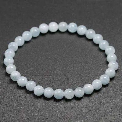 Aquamarine Intuition Bracelet for Stress Relief