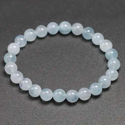 Aquamarine Intuition Bracelet for Stress Relief