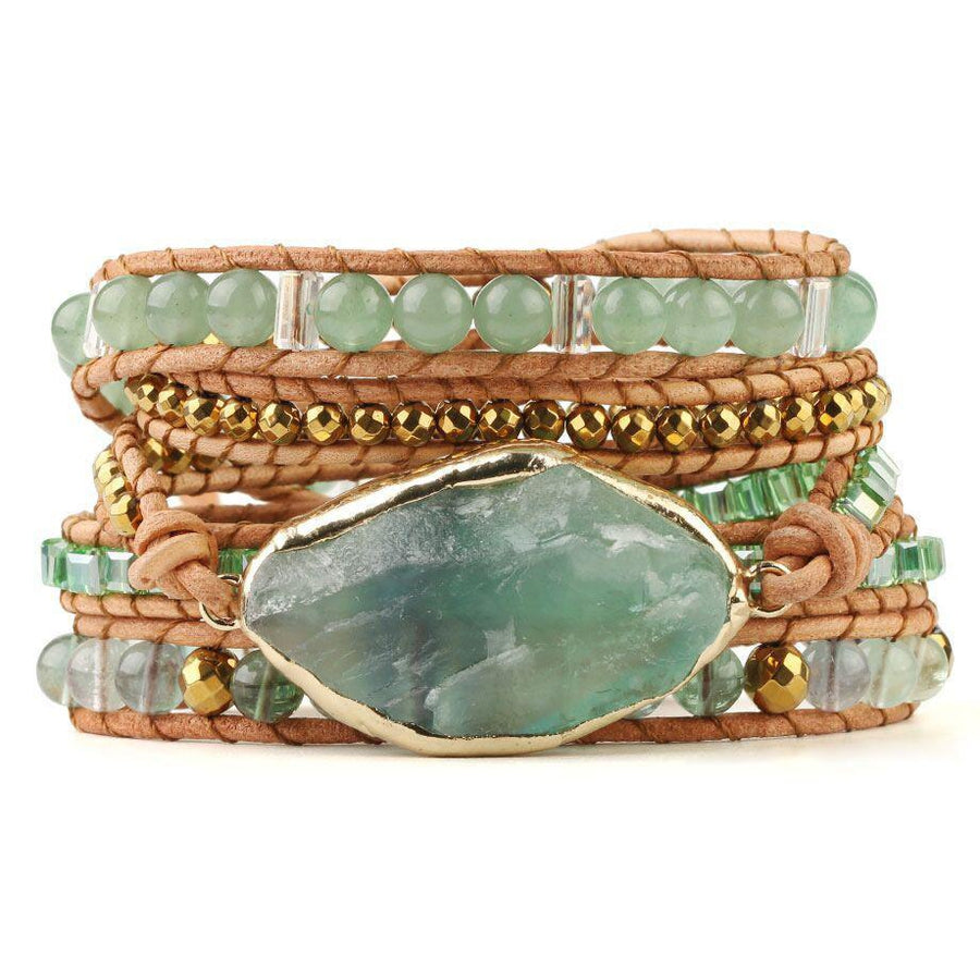 Fluorite Cuff Bracelet