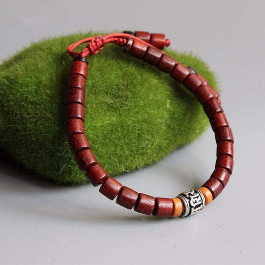 Red Wood Bracelet <br> Mantra