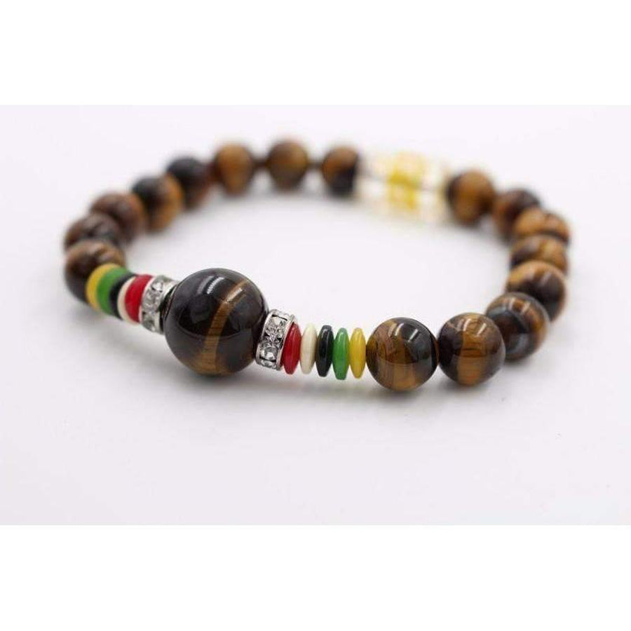 Tiger Eye Pearl Bracelet