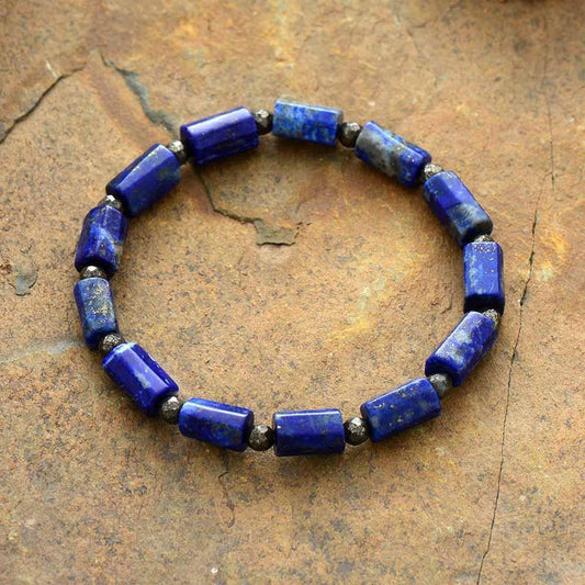 Lapis Lazuli Bead Bracelet