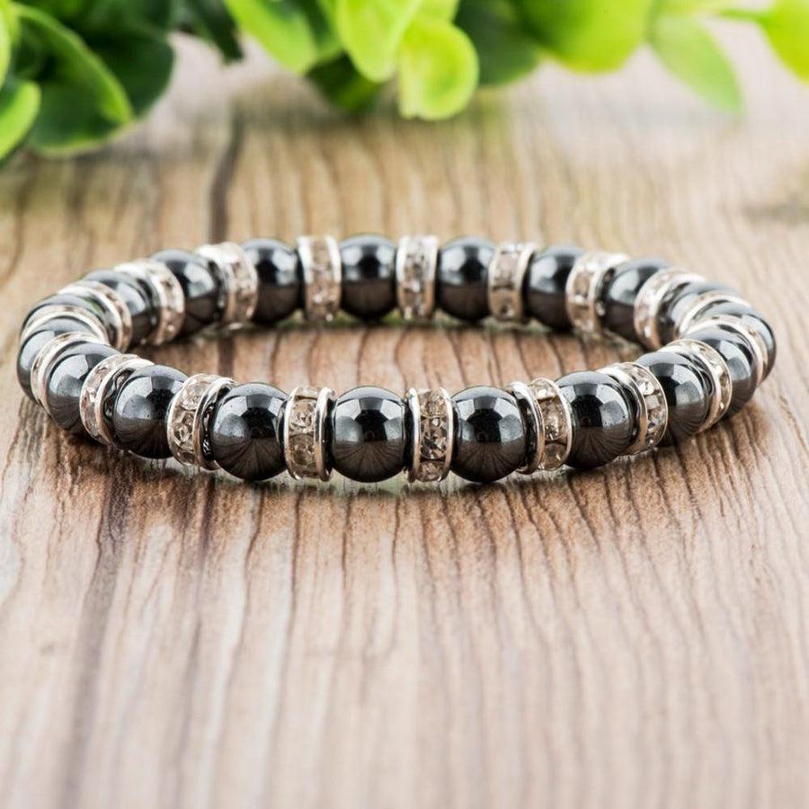 Healing Crystal Hematite Bracelet for Calm & Focus