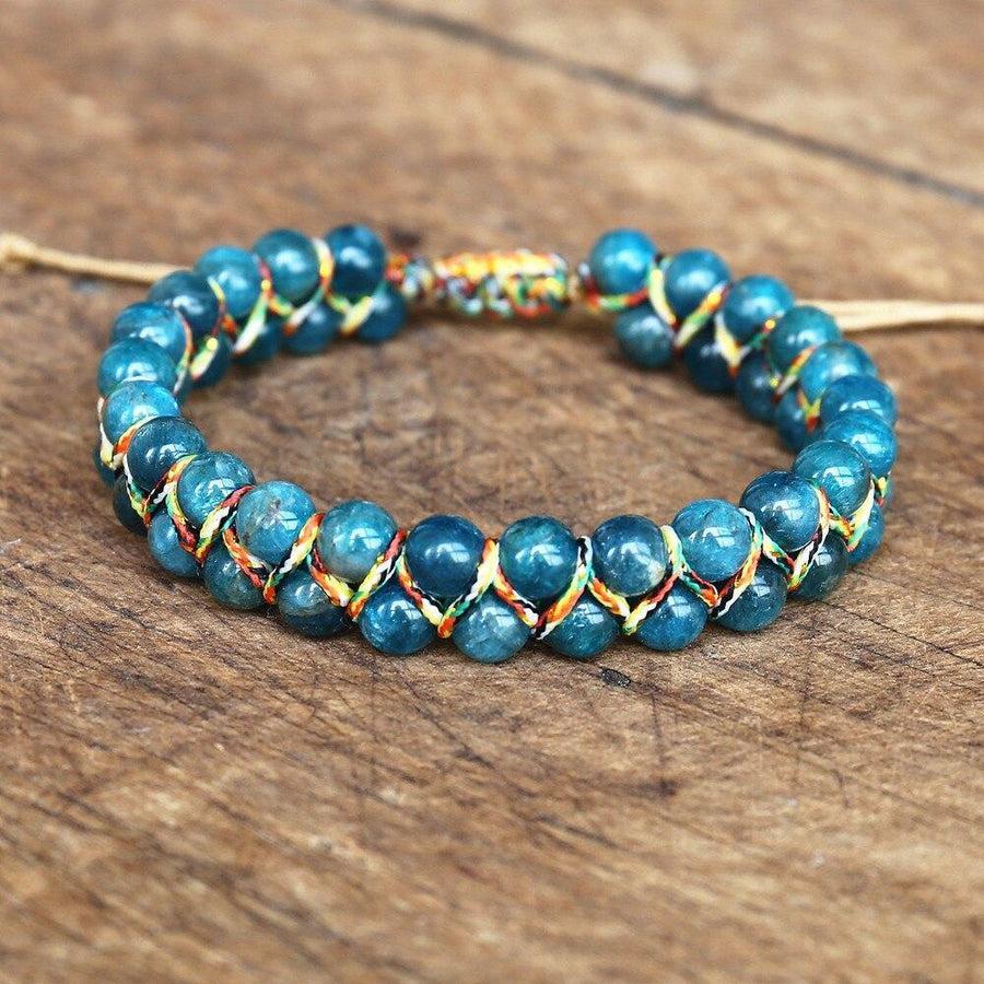 Shamballa Apatite Bracelet