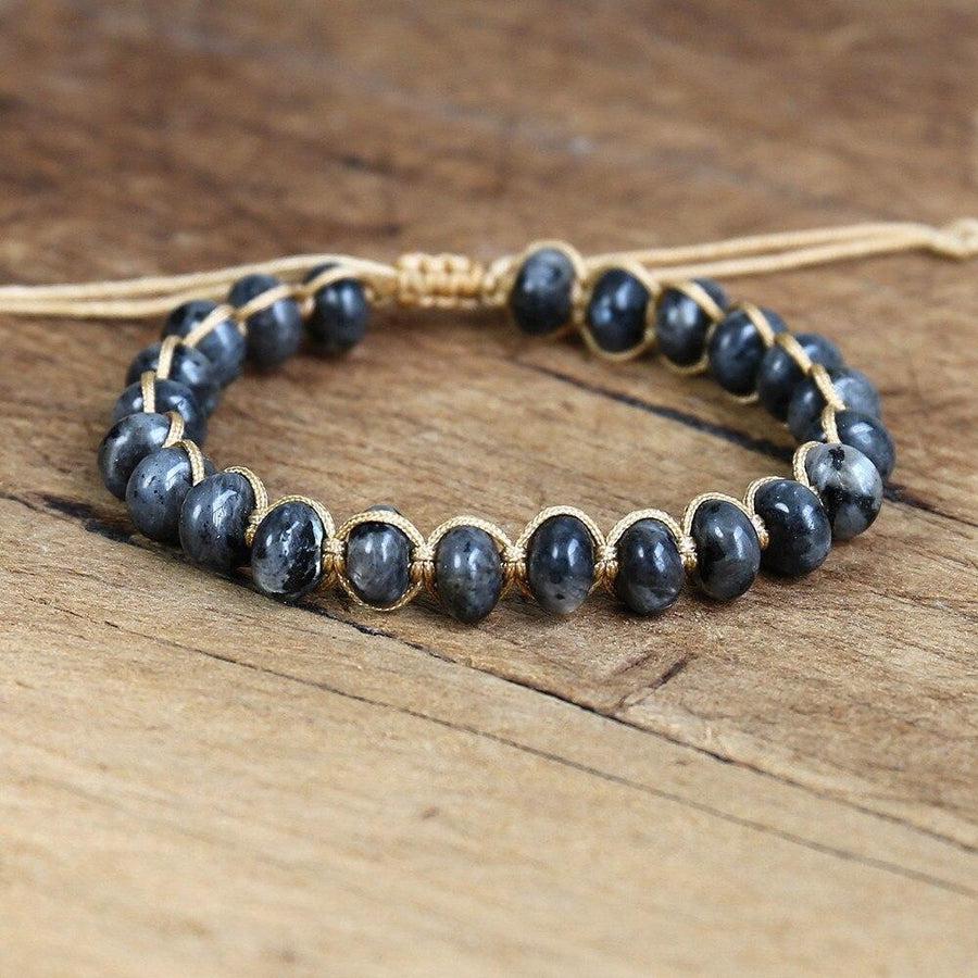 Blue Labradorite Gemstone Bracelet for Clarity