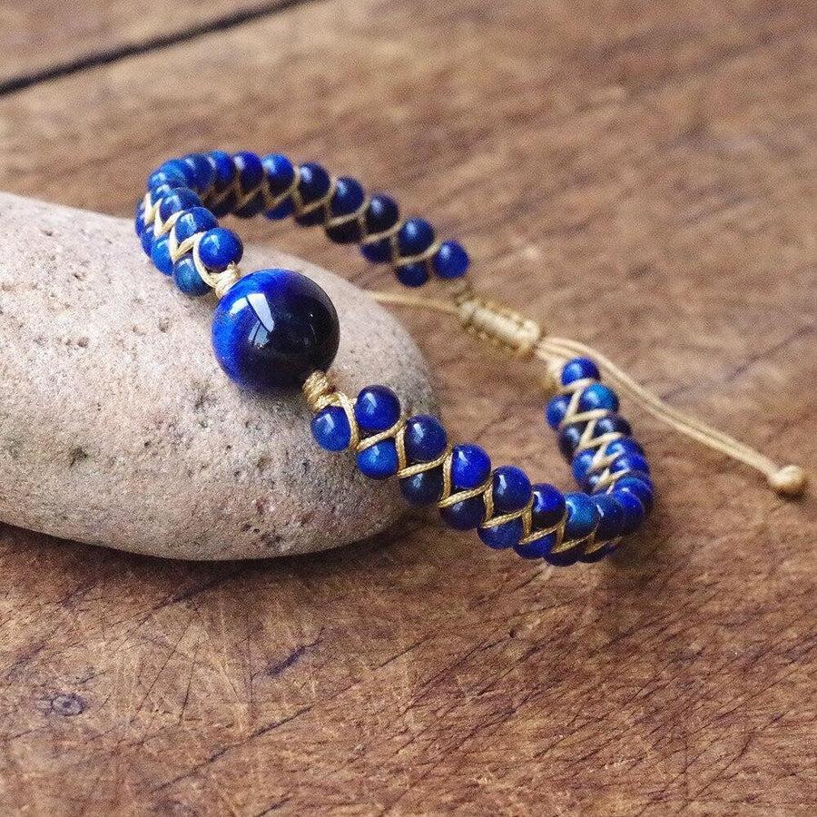 Blue Tiger's Eye Protector Bracelet