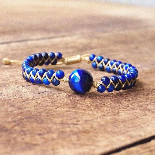 Blue Tiger's Eye Protector Bracelet