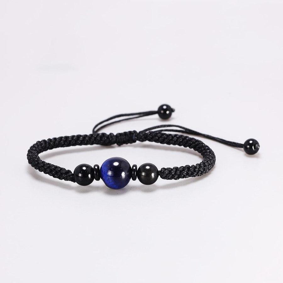 Blue Tiger Eye Shamballa Bracelet