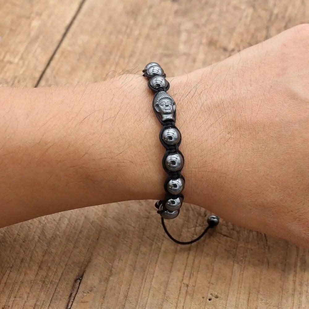 Hematite Bead Bracelet