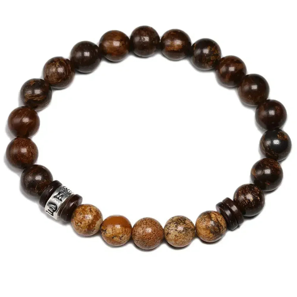 Tibetan Bronzite Stone Bracelet