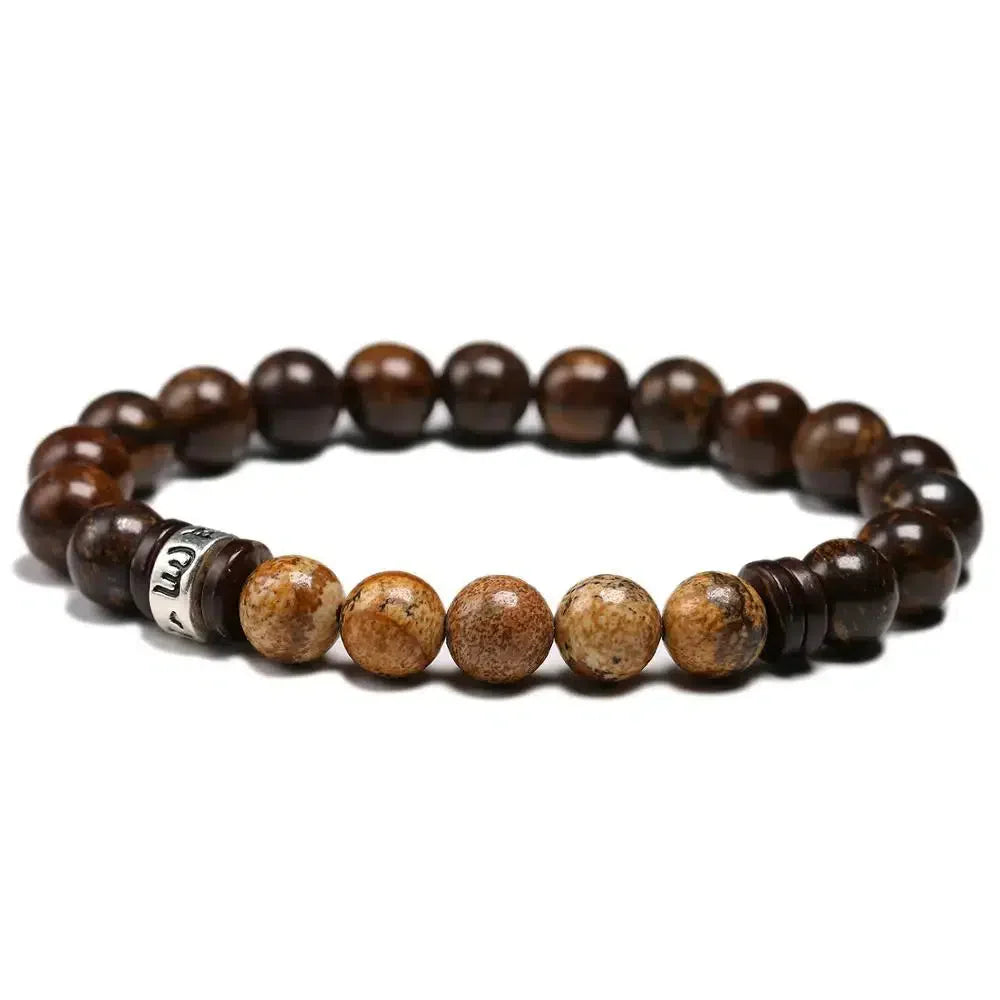 Tibetan Bronzite Stone Bracelet