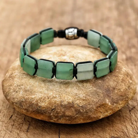 Green Aventurine Mens Bracelet