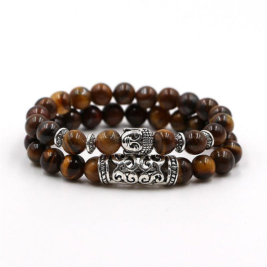 Unisex Buddha Stone Bracelets