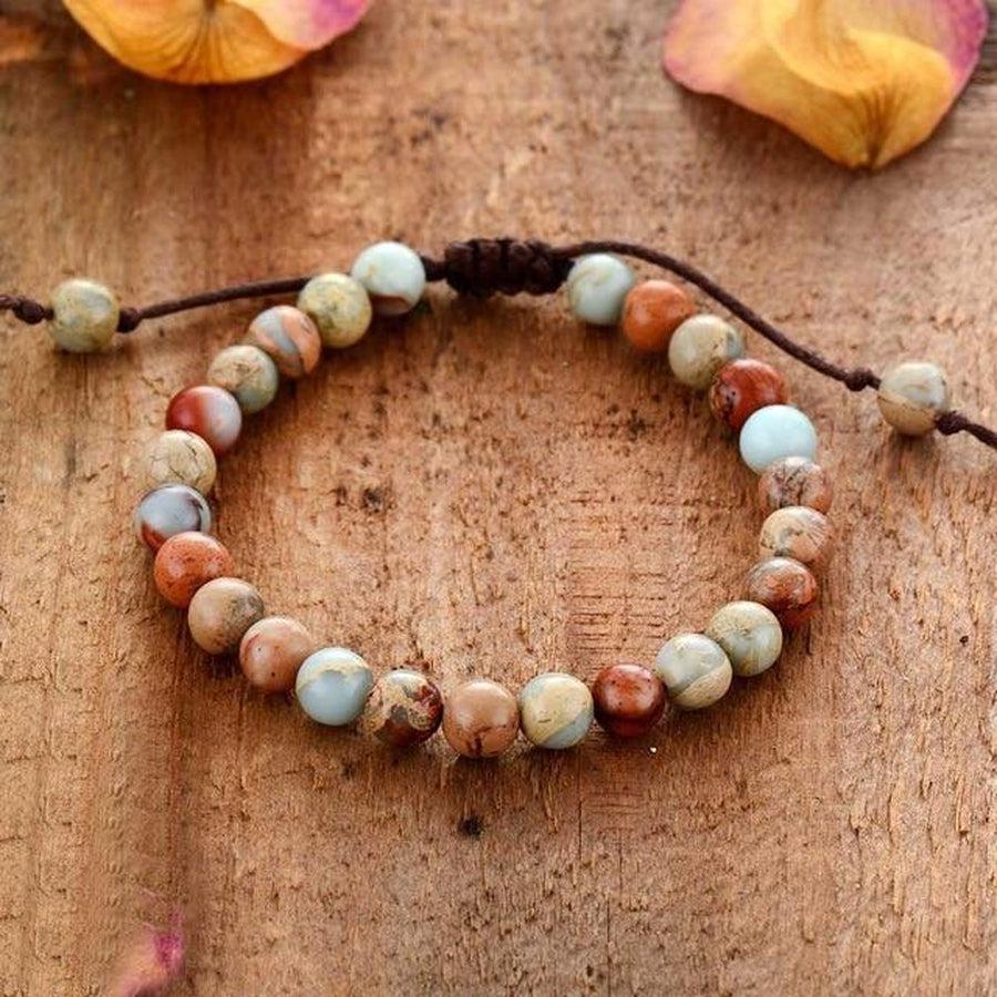 Natural Jasper and Onyx Friendship Bracelets