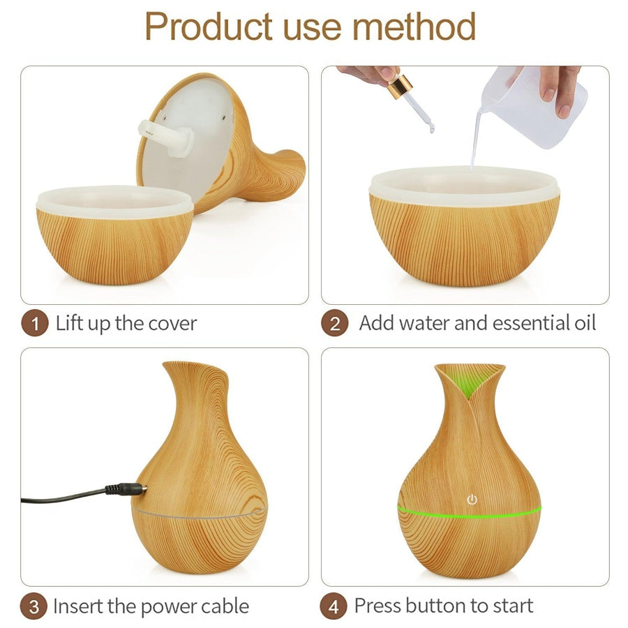 130ml Ultrasonic Essential Oil Diffuser - Design Upgrade