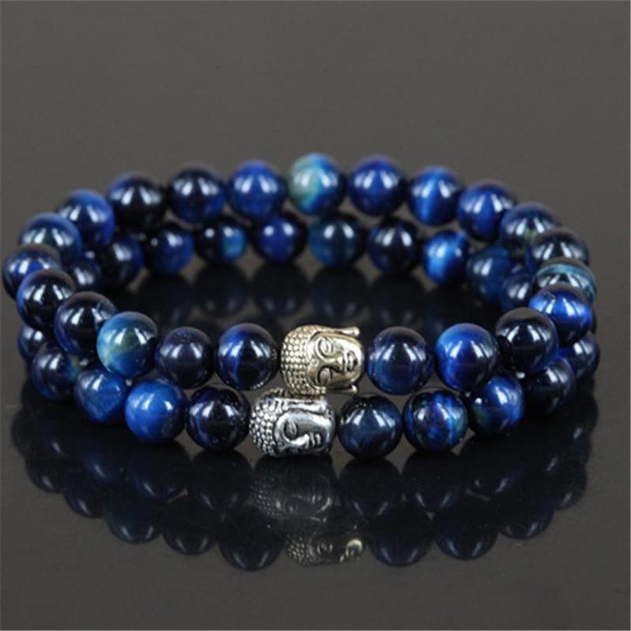 Pair of Blue Tiger's Eye Bracelets