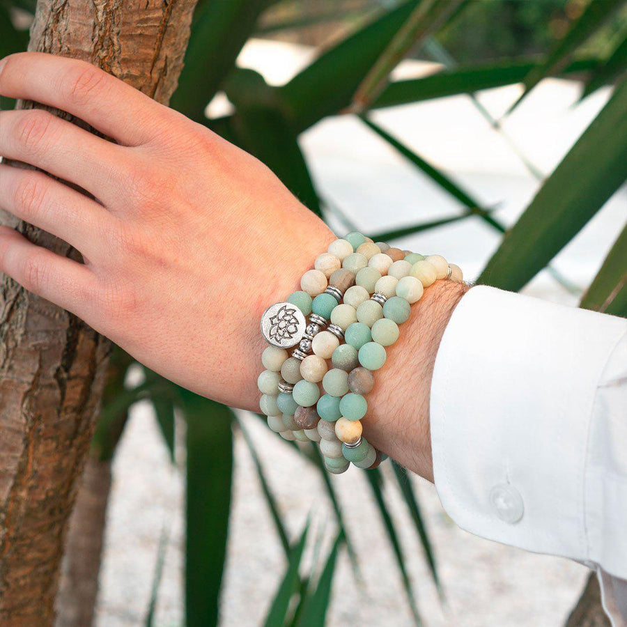 Amazonite Mala Bracelet