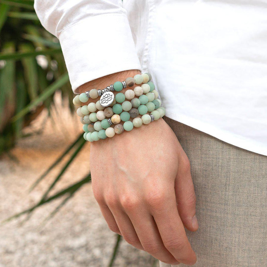 Amazonite Mala Bracelet