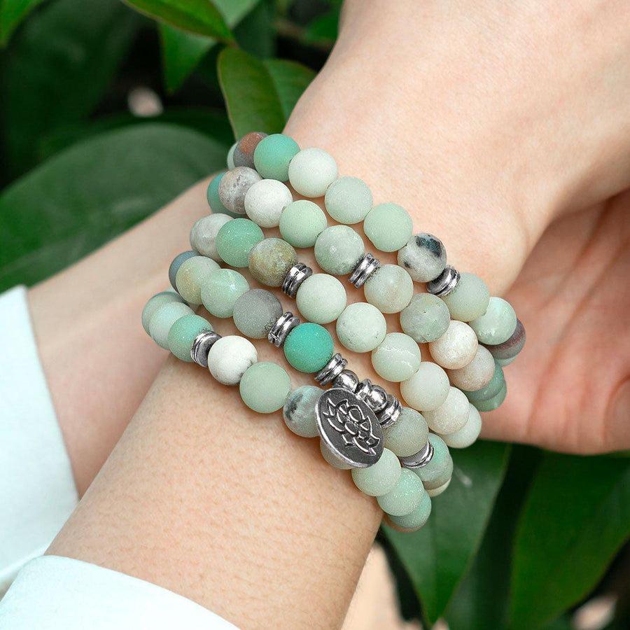 Amazonite Mala Bracelet