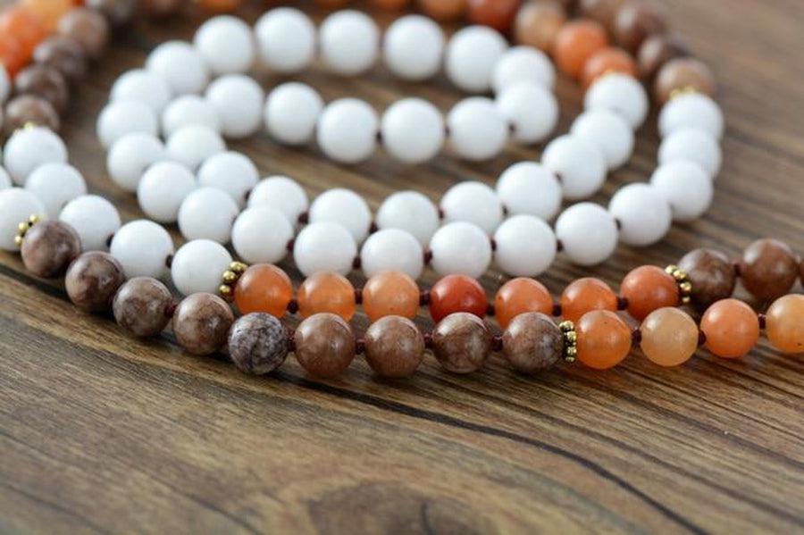 108 Bead Mala Bracelet <br> Peaceful Harmony