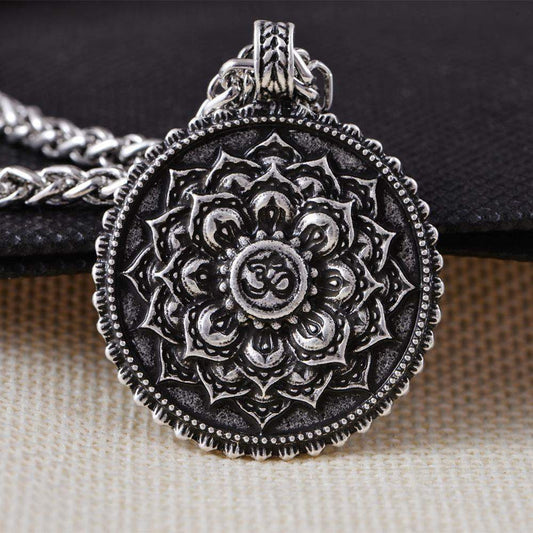 Sacred Tibetan Flower Pendant.