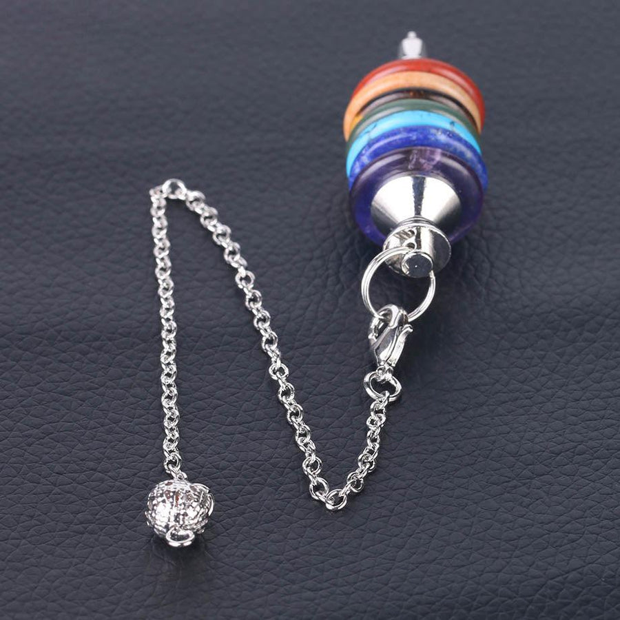 7 Chakra Crystal Pendulum