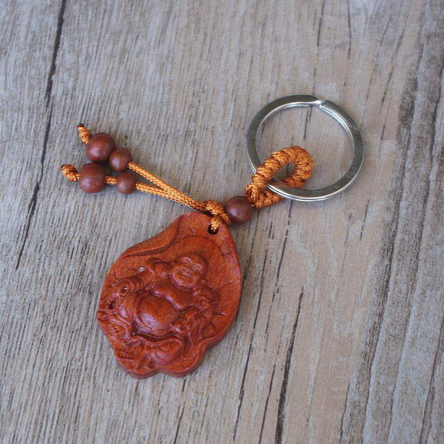 Buddha of Good Fortune Keychain