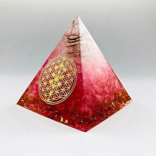 Love Symbol Orgonite Pyramid