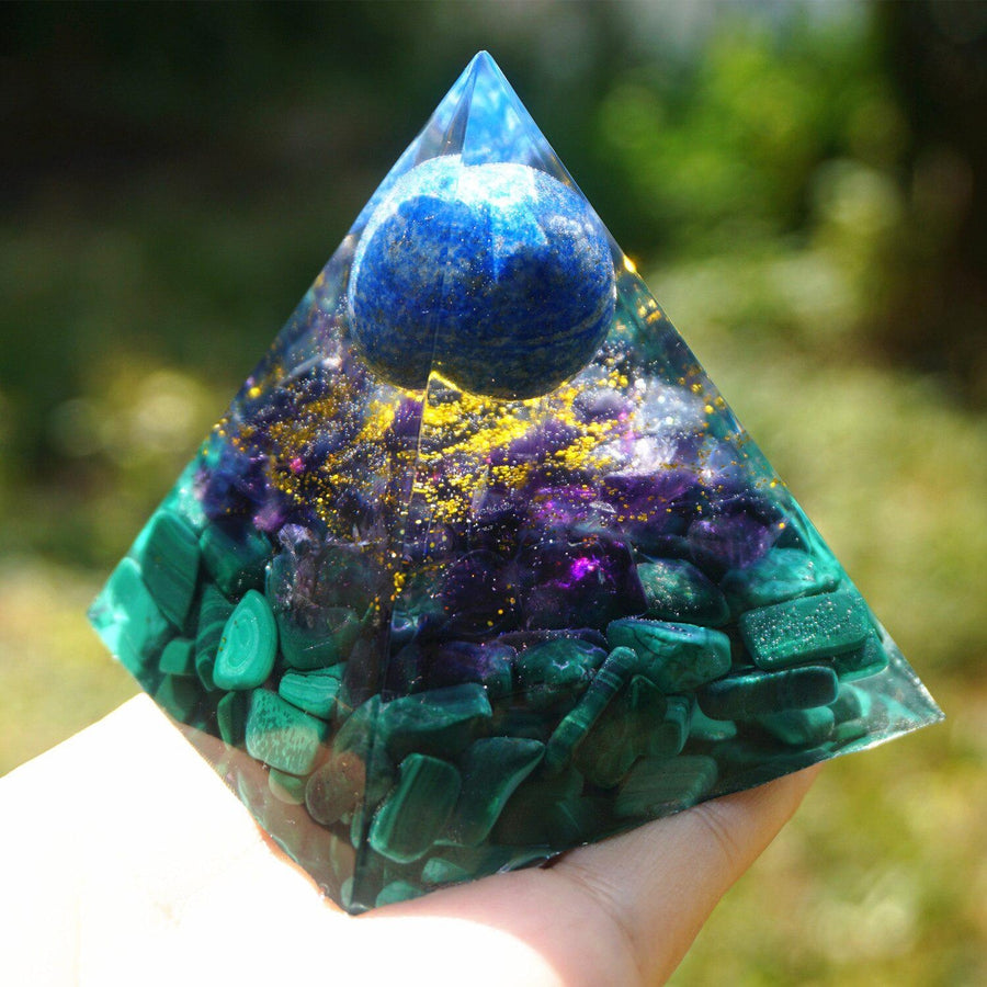 Orgonite Pyramid <br> Malachite