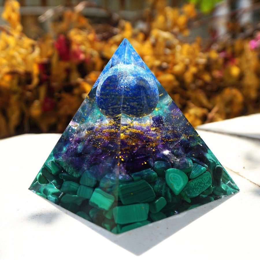 Orgonite Pyramid <br> Malachite