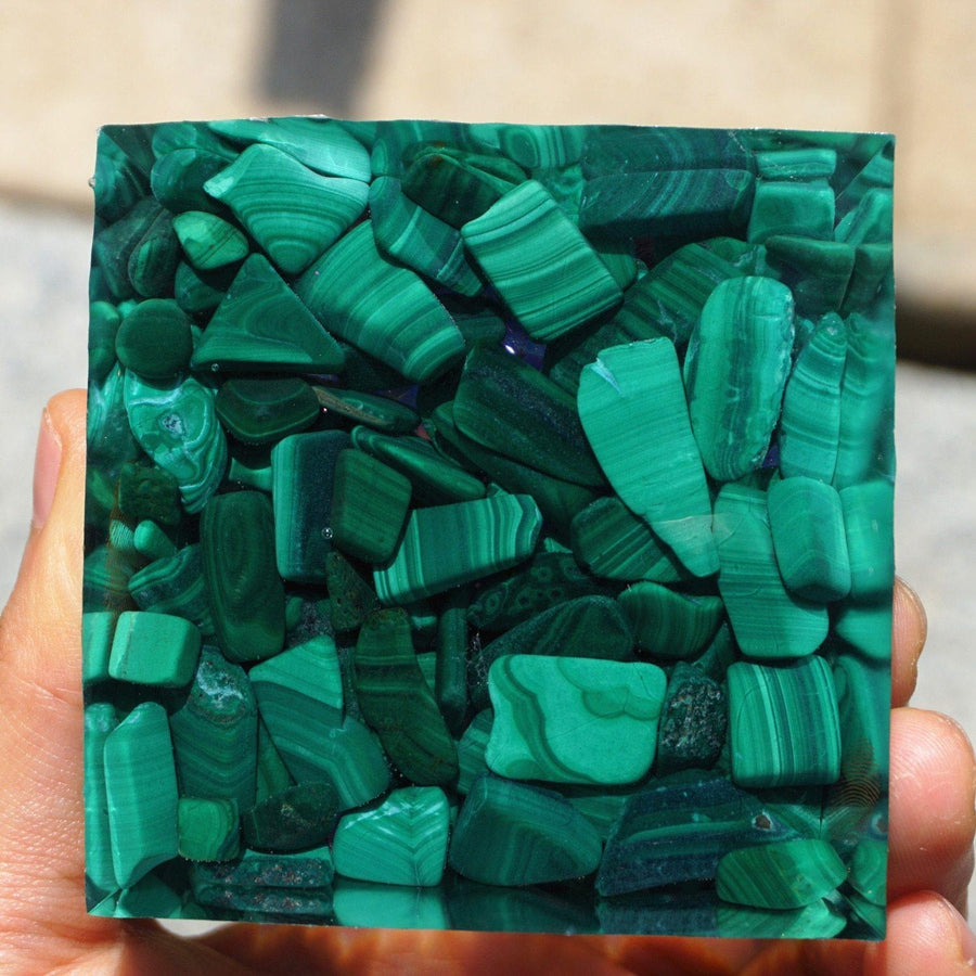 Orgonite Pyramid <br> Malachite