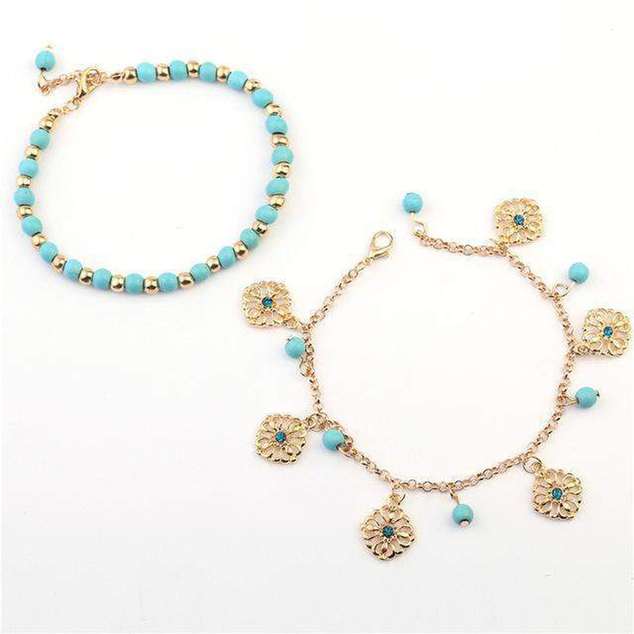 Turquoise Anklet Bracelets