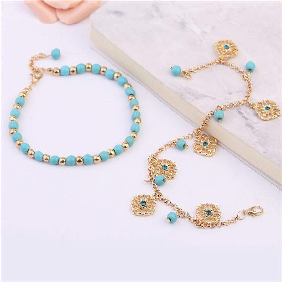 Turquoise Anklet Bracelets